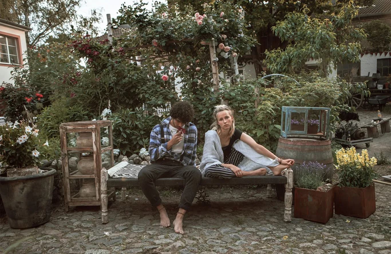 Scheunerei Innenraum mit Vintage-Dekoration